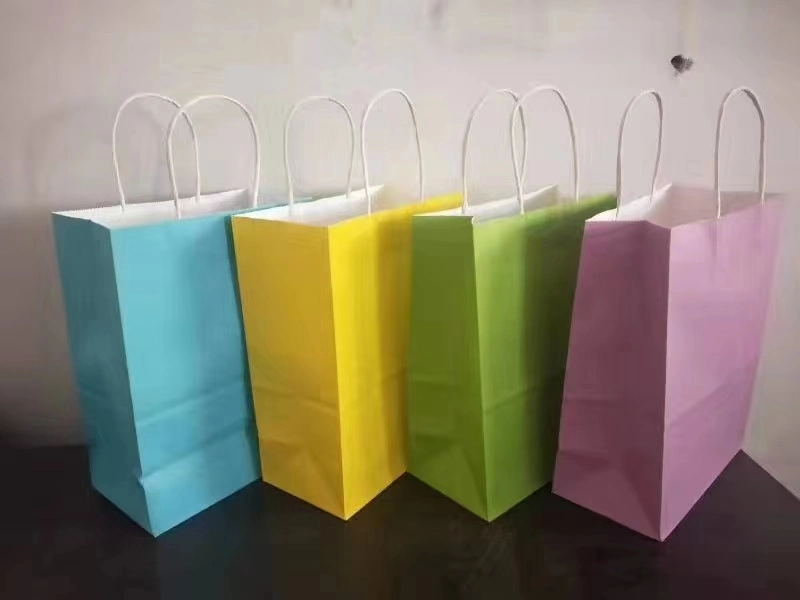 Manufacturers Wholesale Disposable Food Grade Packing Bag Custom Sos Brown Kraft Paper Bags Without Handle